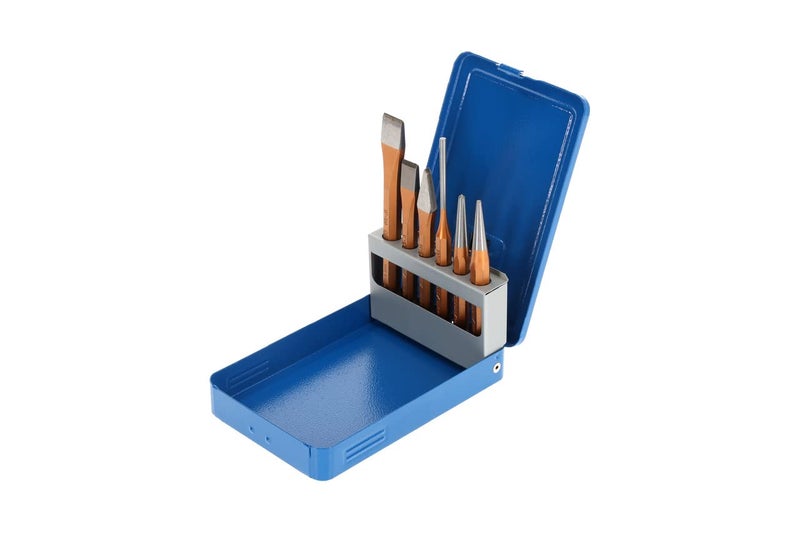 GEDORE8725710 106 D Chisel and Punch Set 6 pcs in Metal case - Image 2