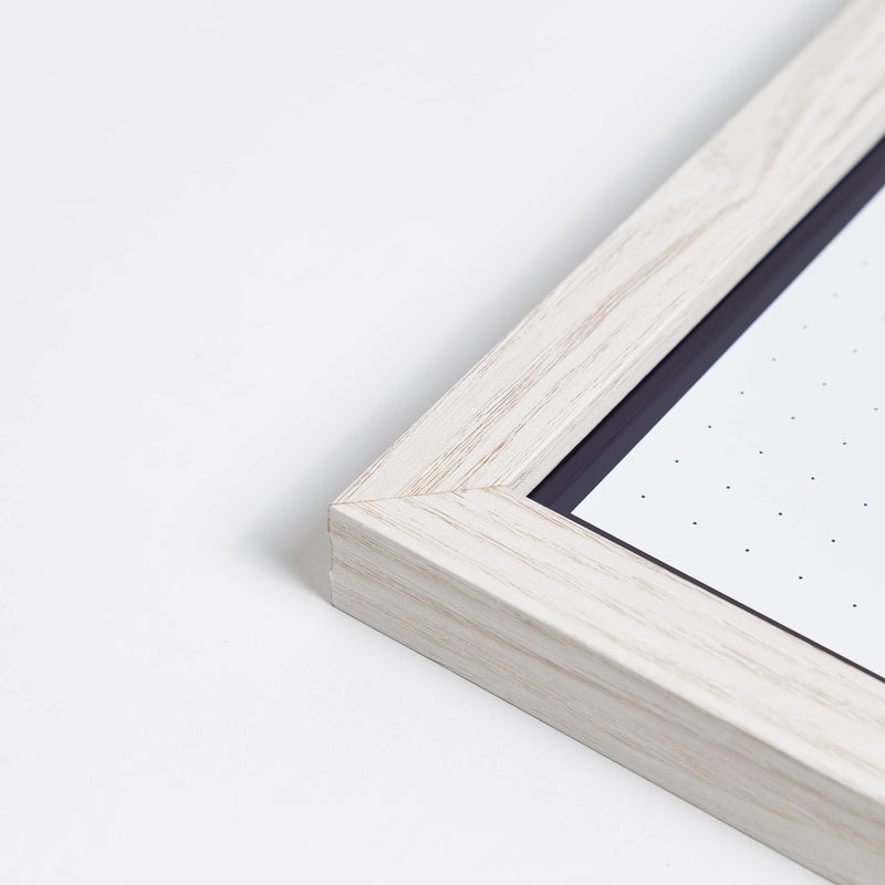 U Brands Rustic Weekly Dry Erase Board with White Wooden Frame, Office Supplies, 14â€ x 14â€ - Image 2