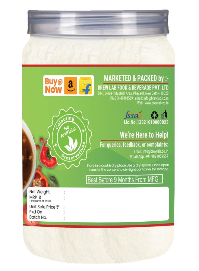 Brew Lab Instant Hot & Sour Soup Premix | Restaurant-Style | Spicy Tangy Veg Soup | No Preservatives | Quick & Easy Veg Soup Mix (250 g) - Image 3