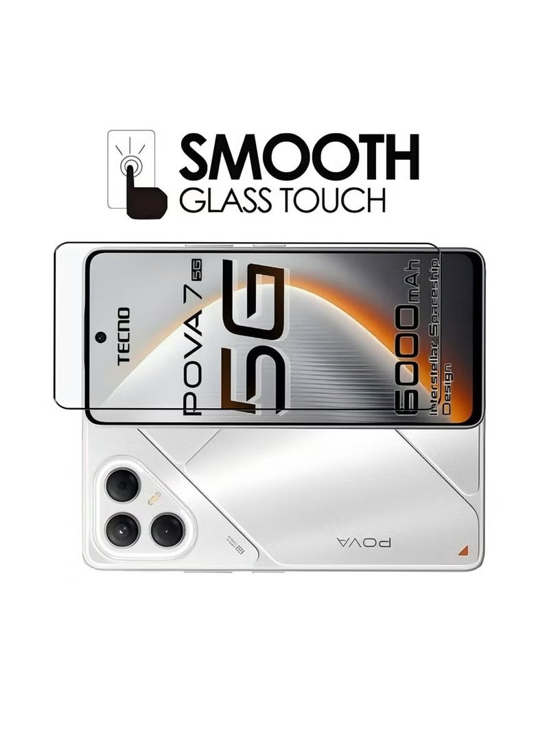 SNBFA TECNO Pova 7 5G حامي الشاشة مع فيلم عدسة الكاميرا - Image 4