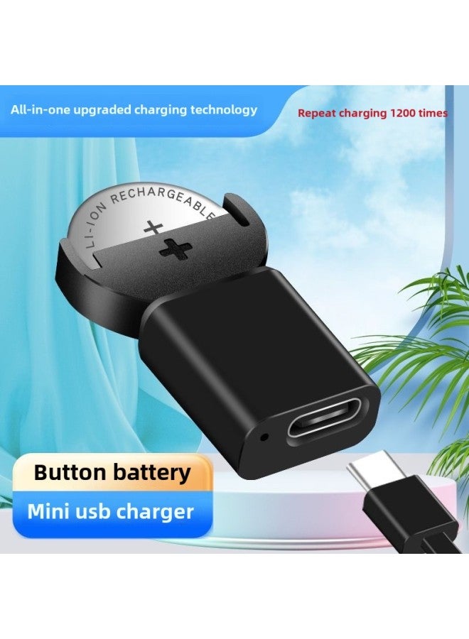LIR2032 Smart Mini USB Button Battery Charger 3.6V Lithium Battery Special Car Key Toy Remote Control-Color:LIR2032 Battery  - Image 4