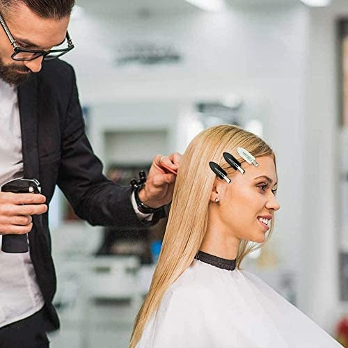 Street27® No Bend Hair Clips Creaseless hair clips used by Professionals & Celebrity Stylists, Perfect for Women Makeup, Hairstyling & Sectioning, will Not Crease or Dent Hair (10pcs Black) - Image 4