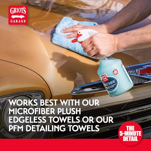 GRIOTS GARAGE Griot's Garage Speed Shine for Car Detailing, Quick Detailer for All Exterior Surfaces, Trim and Wheels, Provides a Glossy Finish, 11148, One Gallon - Image 5