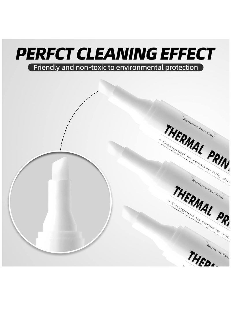 Thermal Printer Cleaning Pen, Universal Printer Printhead Cleaning Pen Cleaning Kit, Thermal Print Head Cleaning Pen for Card Printer Thermal Printer, 12 Pcs - Image 2
