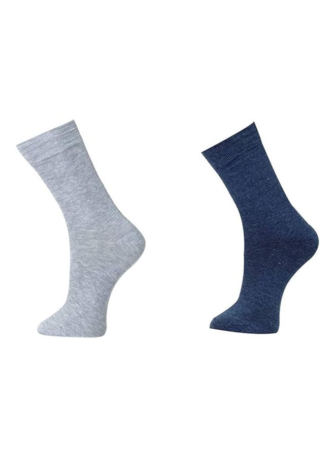 Vouche Pack of 2 Pieces Knee High Classic Socks For Men