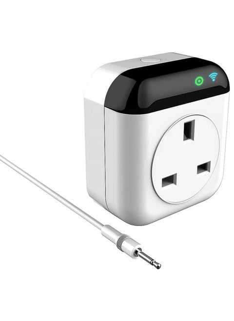 Programmable Smart Wifi Thermostat Plug Outlet Mini Temperature Controller 15A Plug-in Socket APP Control Voice Control Schedule Timer Electric Switch for Heating Cooling Appliances