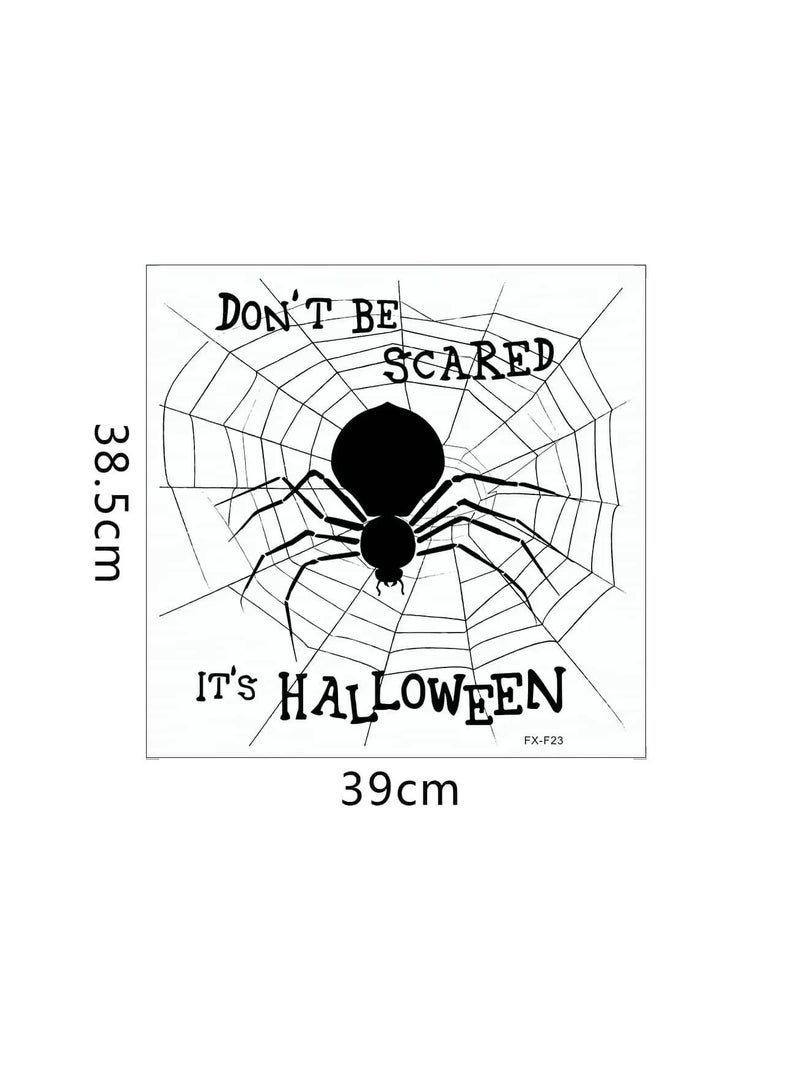 1pc Halloween Slogan Graphic Wall Sticker  - Image 3