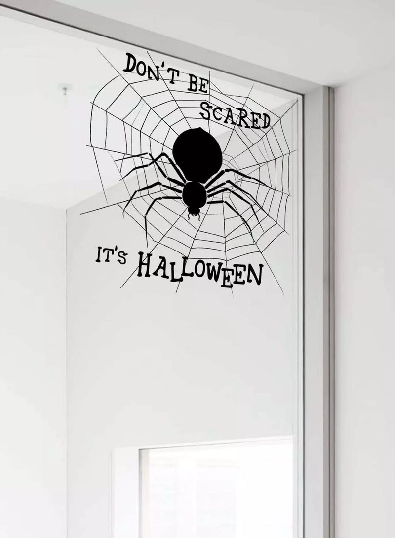 1pc Halloween Slogan Graphic Wall Sticker  - Image 5