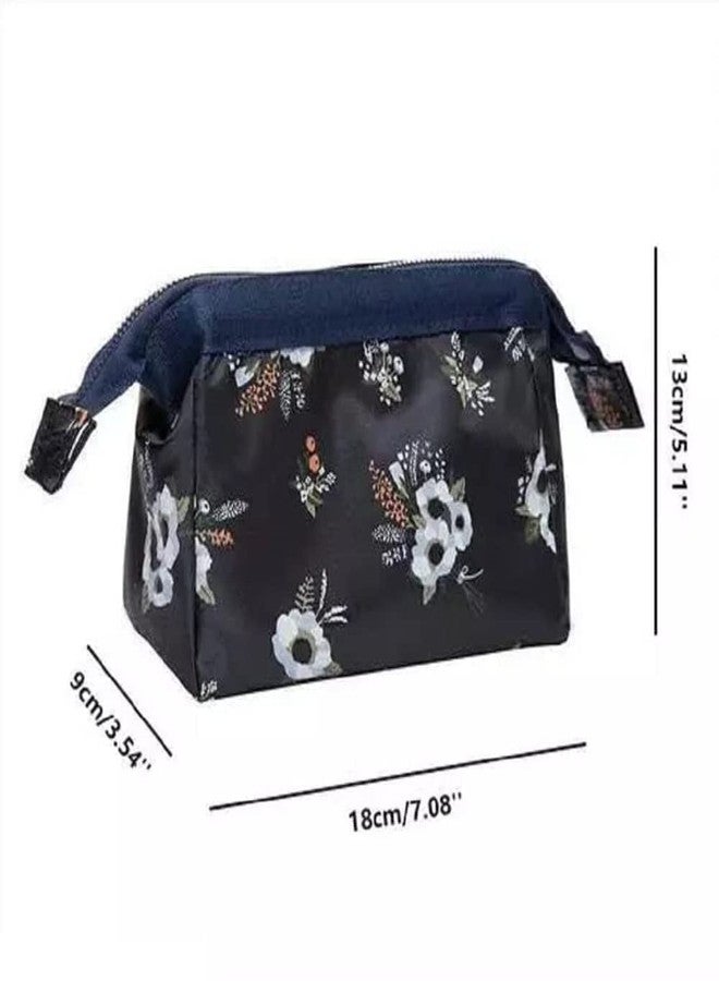 Aimers Toiletry Bag for Women Makeup Cosmetic Vanity Shaving Travel Storage Organizer Bag Makeup Pouch Kit for Women (Blue) - Image 3