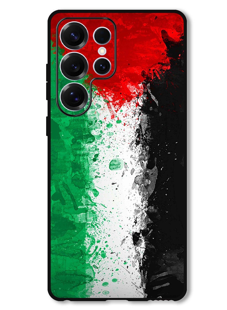 Theodor Protective Case Anti Scratch Shock Proof Bumper Cover For Samsung Galaxy S25 Ultra Palestine Flag 1 - Image 1
