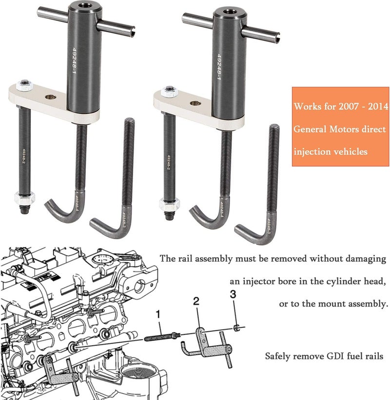 Sunluway Injector Rail Assembly Remover for GM Engines - Image 3