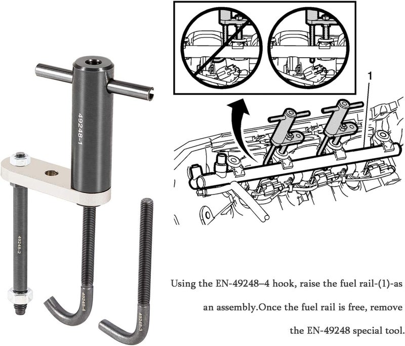 Sunluway Injector Rail Assembly Remover for GM Engines - Image 4