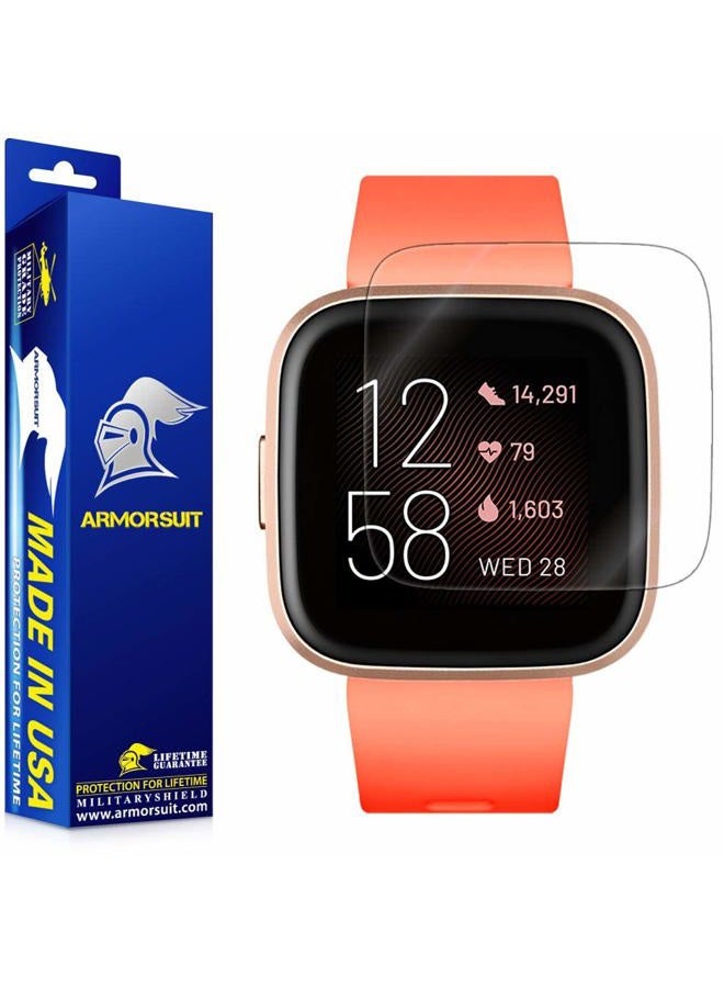 ArmorSuit حماية شاشة MilitaryShield متوافقة مع Fitbit Versa 2 (6 عبوات) تغطية قصوى فيلم HD واضح مضاد للفقاعات - Image 1