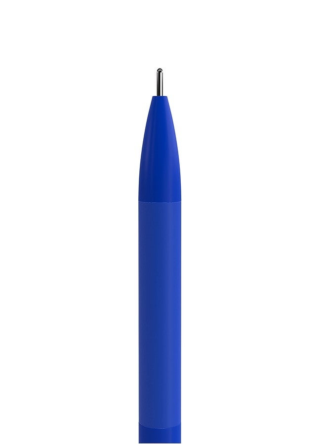 TRU RED TR59162 Ballpoint Gripped Retractable Pen, Medium Point, 1.0mm, Blue, Dozen - Image 3