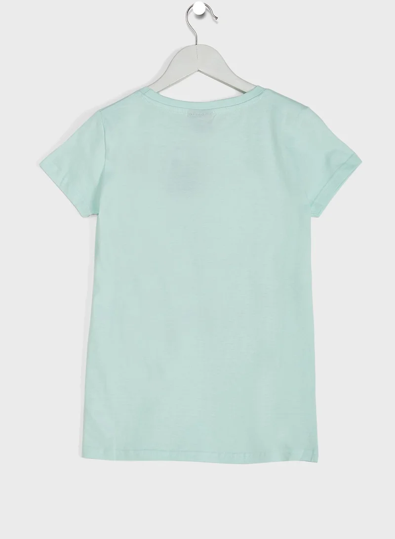 Disney Kids Princess Print T-Shirt