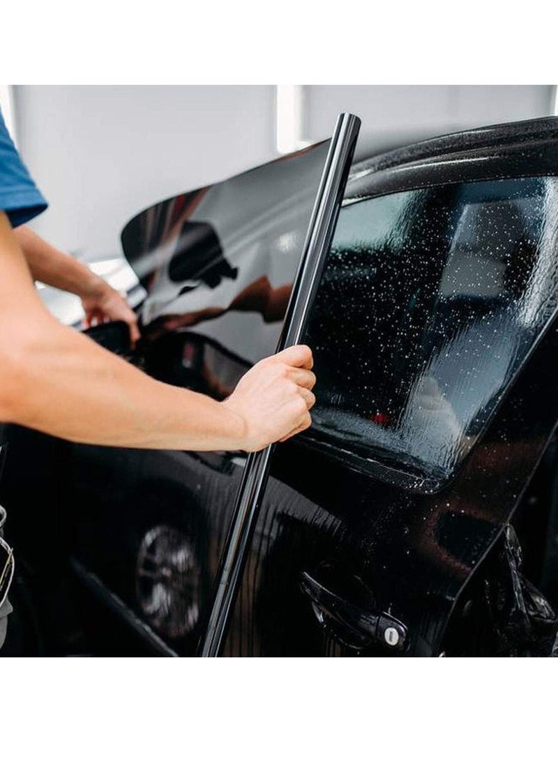 SYOSI Window Tint Film, 50% VLT Professional Uncut Car Window Film, Car Packaging Sun Film Suitable For Sunscreen Heat Insulation, Car Diy, Privacy Protection 2 Roll, 1m×50cm - Image 5