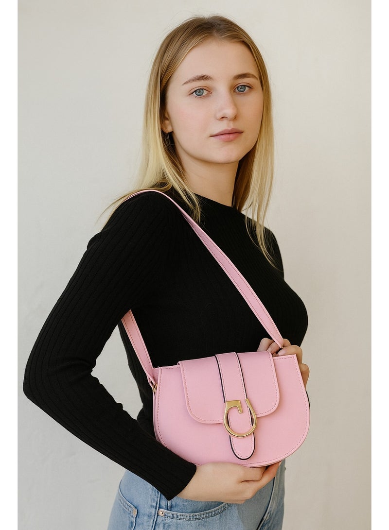 Vbranda Crossbody Bag with stylish metal buckle BA-9 - Image 1