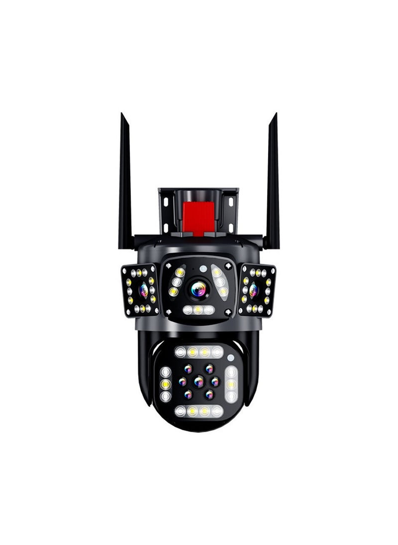 AROAQ - 4G Surveillance Camera Three Screens 4 Million Pixels V380pro Gun Ball Linkage Binocular - Image 1