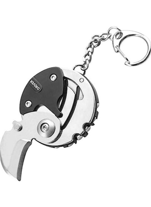 Foldable Coin Screwdriver,Multifunction Slit Screw Cutter Folding Screwdriver EDC Gadget Multi-Tool Multi-function Coin Cutter