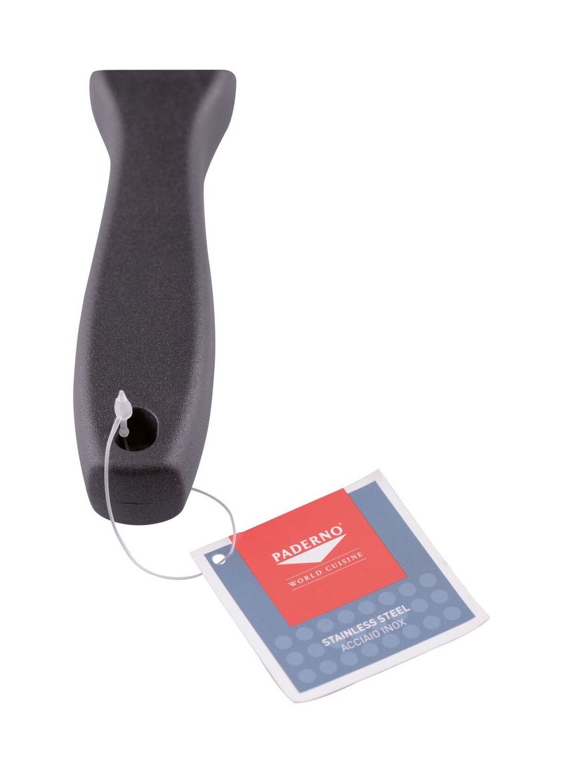 Paderno Stainless Steel Polypropylene Angular Spatula 30cm - Image 3