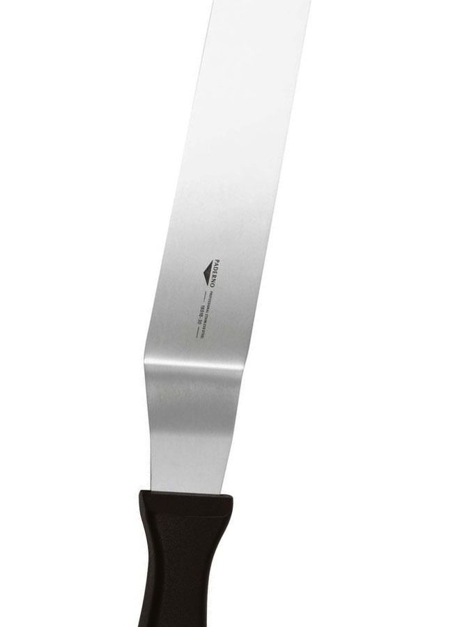 Paderno Stainless Steel Polypropylene Angular Spatula 30cm - Image 2
