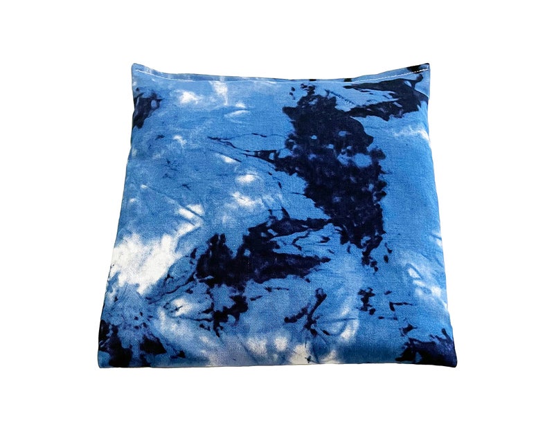 Liberty21 Heating Pad Corn Filled. Natural Heat Therapy for Lower Back, Neck, Shoulders, Cramps. Pain and Stress Relief Heated Wrap. (Blue) - Image 1