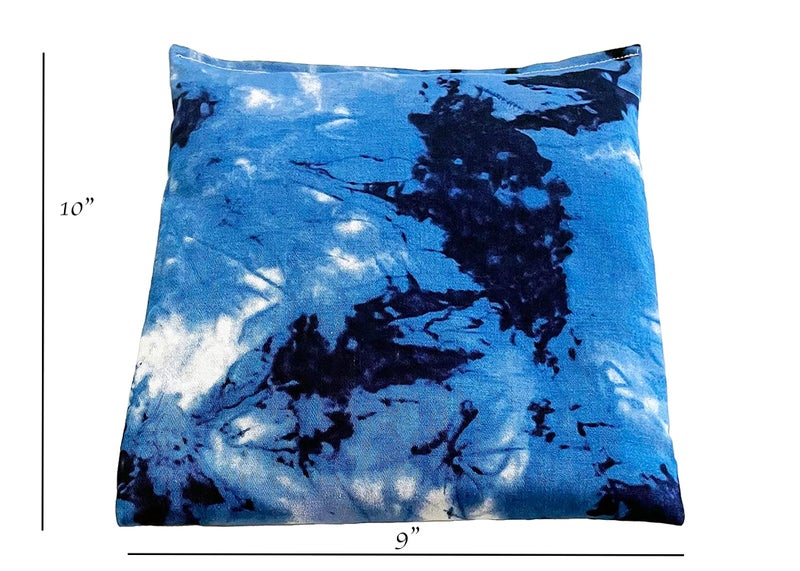 Liberty21 Heating Pad Corn Filled. Natural Heat Therapy for Lower Back, Neck, Shoulders, Cramps. Pain and Stress Relief Heated Wrap. (Blue) - Image 5