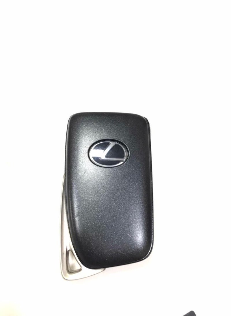 LEXUS 4 Buttons Replacement Key Fob Cover fit for Lexus ES250 2018 NX300h 2018-2013 ES350 GS350 2016-2013 GS300h GS450h ES300H NX300 Smart Keyless Entry Remote Key Fob Case Shell (Black) - Image 2