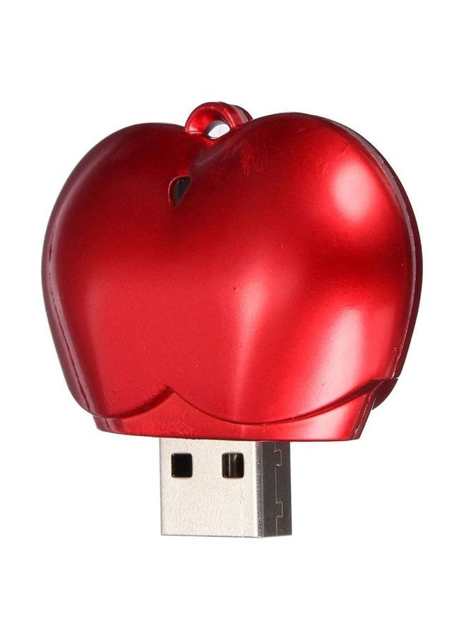 BURAQ 4GB Heart style USB Flash Disk(Red)  - Image 3