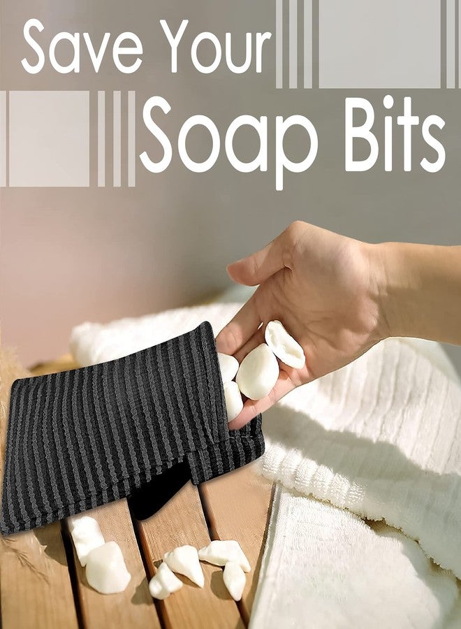 Linkidea 5 Pack Nylon Soap Bag, Portable Travel Bathing Pouch with Lanyard, Compact Mesh Bath Savers for Quick Foaming & Drying Accessories for Bars - Image 5