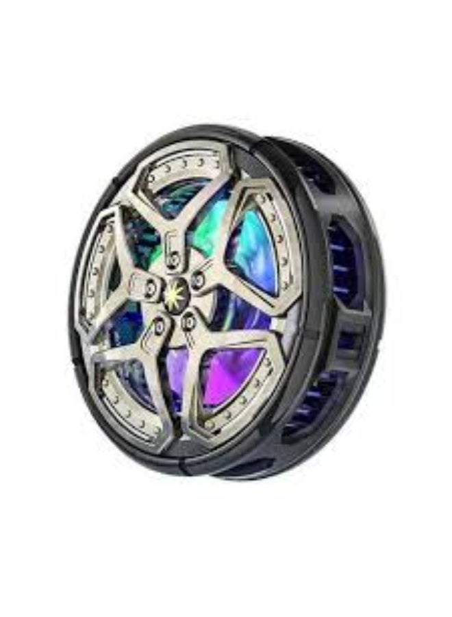 JS81 Turbo Phone Cooler with RGB Lighting – High-Speed Cooling Fan for Mobile Gaming - Image 1