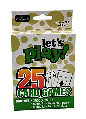 Continuum Games Lets Play 25 Games Card Games - Image 1