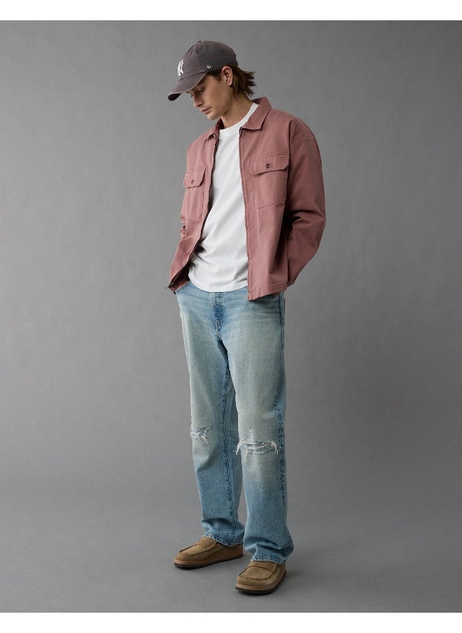American Eagle - AE Herringbone Shirt Jacket - Image 1
