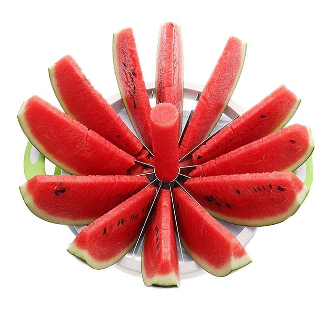 MELON SLICER MULTIFUNCTIONAL HANDHELD ROUND DIVIDER WATERMELON CUTTER FRUITS CUTTING SLICING KITCHEN TOOLS