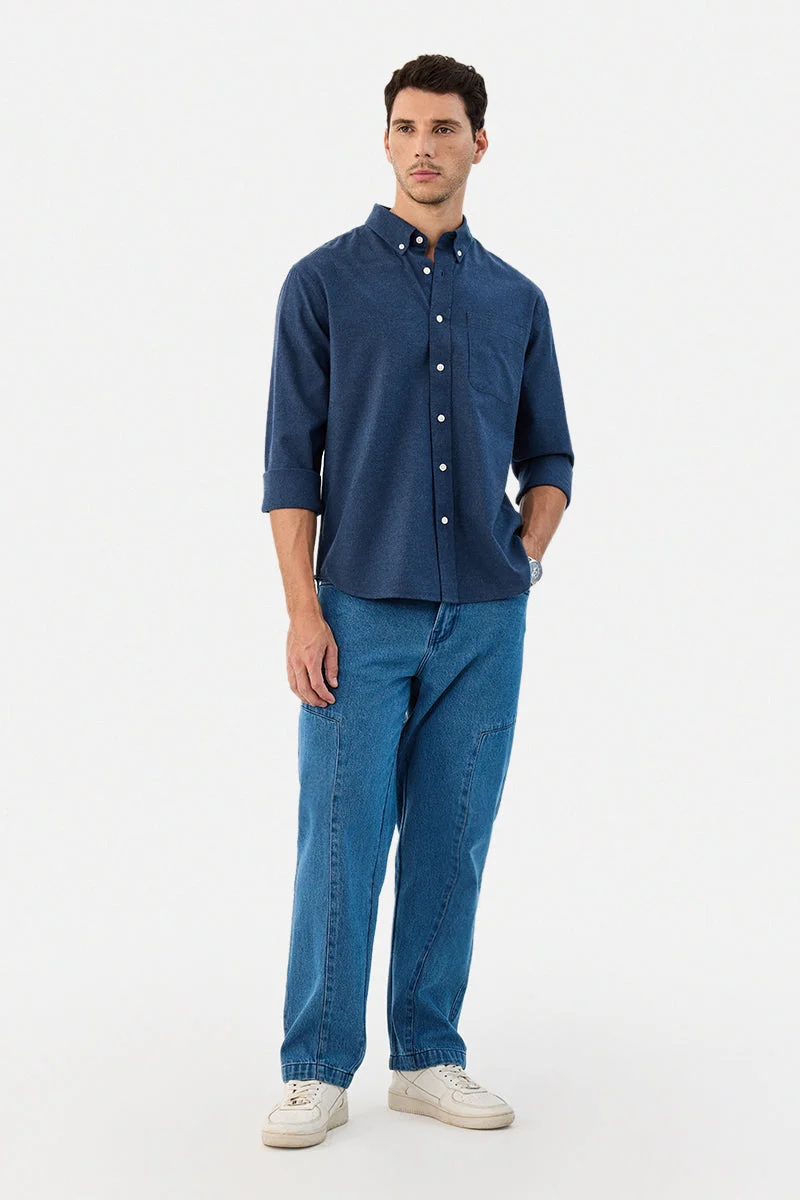 سنيتش Slim Fit 100% Cotton Shirt