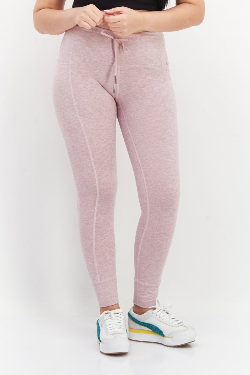 HEAD Women Sportswear Fit Training Leggings, Mauve - Image 1