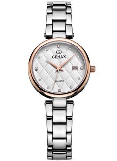 52197-CPR-DW, Quartz Watches for women metal Strap