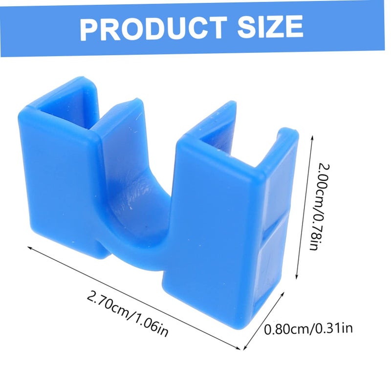 Alipis 5pcs Reusable Plastic Chopsticks Training Covers Helper Clips Simple Elegant Design - Image 3