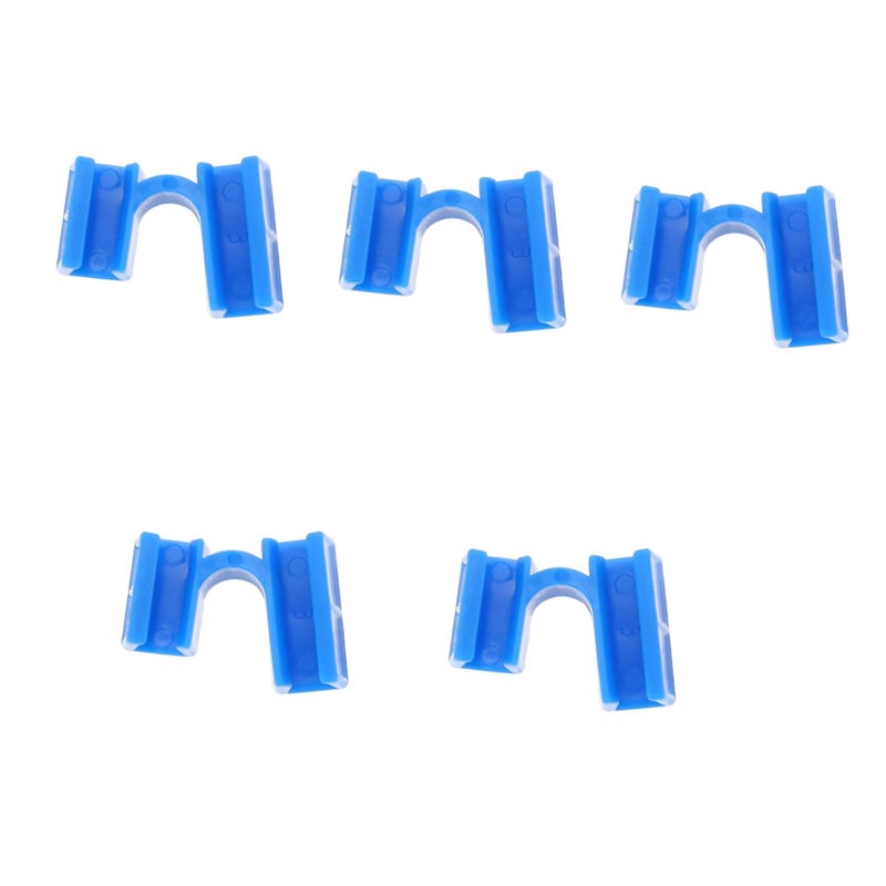 Alipis 5pcs Reusable Plastic Chopsticks Training Covers Helper Clips Simple Elegant Design - Image 2