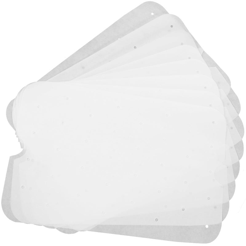Disposable Air Fryer Liner Paper 100 Pcs White Heat Resistant Parchment Sheets Non Stick Baking Mat - Image 2