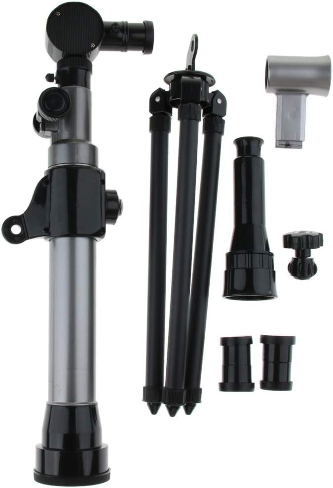 كلاراكو تلسكوب 52 مم، مع 3 عدسات عينية، وحامل ثلاثي القوائم، ومنظار بحث، تلسكوب عاكس بتكبير 20x و30x و40x للأطفال والطلاب المبتدئين في علم الفلك - Image 4