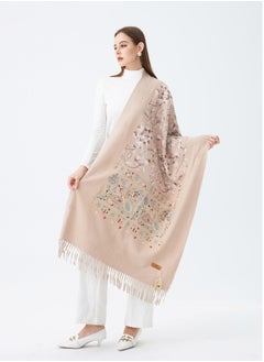 Sky cashmere Embroidered Shawl  - Image 2