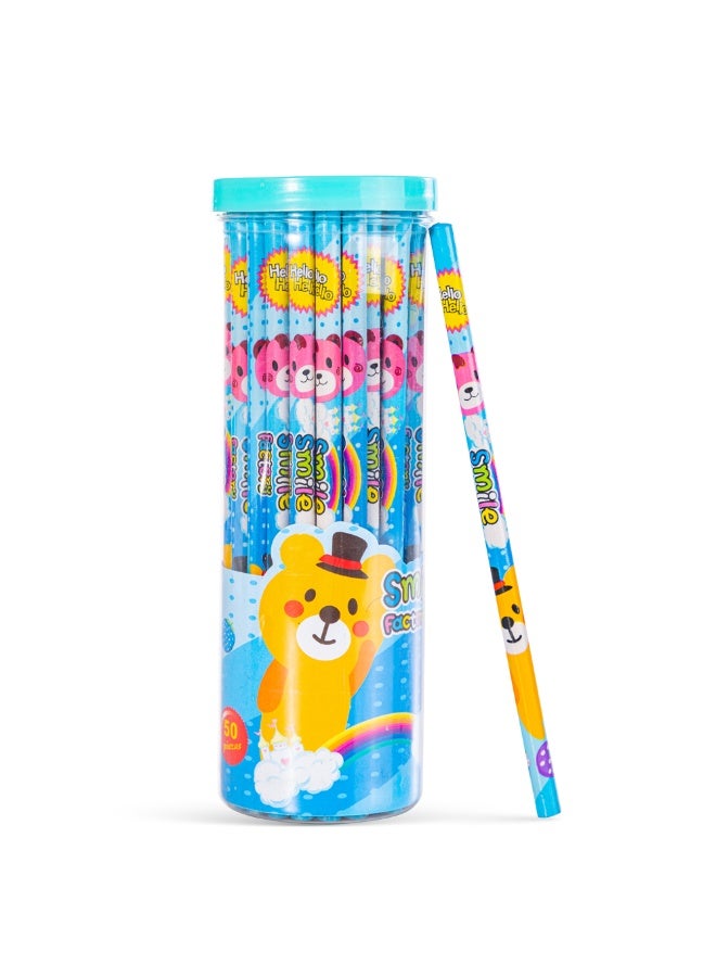 Eazy Kids HB 50pcs Pencil - Blue - Image 1