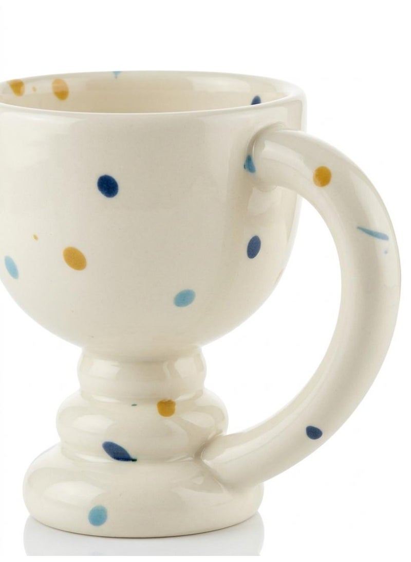 AKDC CERAMIC MUG 350ML CREAM - Image 1