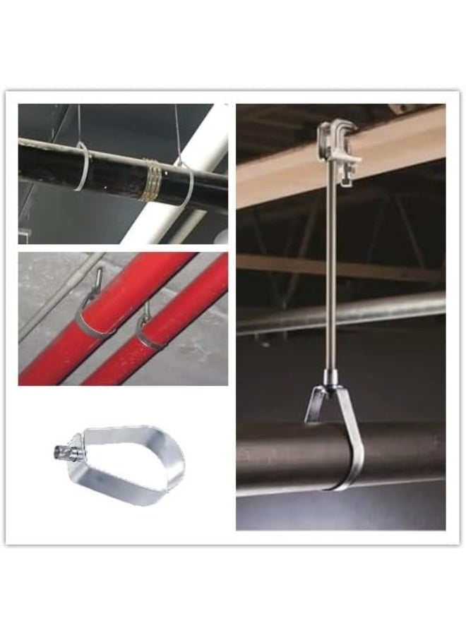 Poaker Swivel Loop Pipe Sprinkler Clamp Hanger Pre-Galvanized Steel For Indoor/Outdoor Use - Image 5