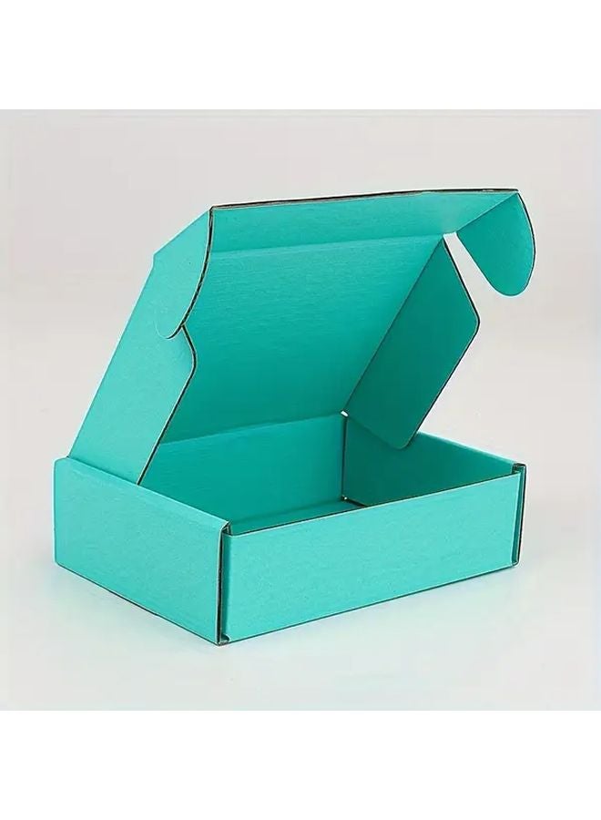 Light Blue Corrugated Cardboard Gift Box 5.9x3.9x1.6 Inches for Small Business Crafts Festivals Christmas Packaging - Image 5
