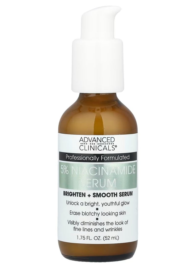 Advanced Clinicals, 5% Niacinamide Serum, Professional Strength, 1.75 fl oz (52 ml)&Collagen Instant Plumping Serum for Fine Lines and Wrinkles. 1.75 Fl Oz. - Image 3