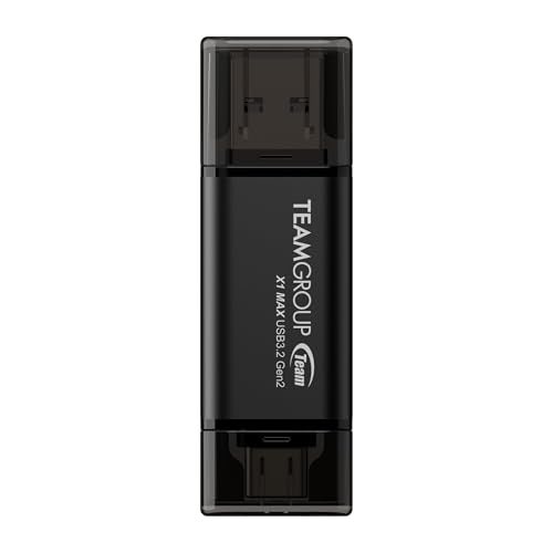 TEAMGROUP X1 MAX 128GB USB 3.2 1000MB/s Gen 2 Type A & Type C (3.1/3.0) OTG Dual Interface USB Flash Drive Data Storage Memory Stick Compatible with Smartphone/Tablet/Laptop/PC/MacBook TX1MAX3128GB01 - Image 1