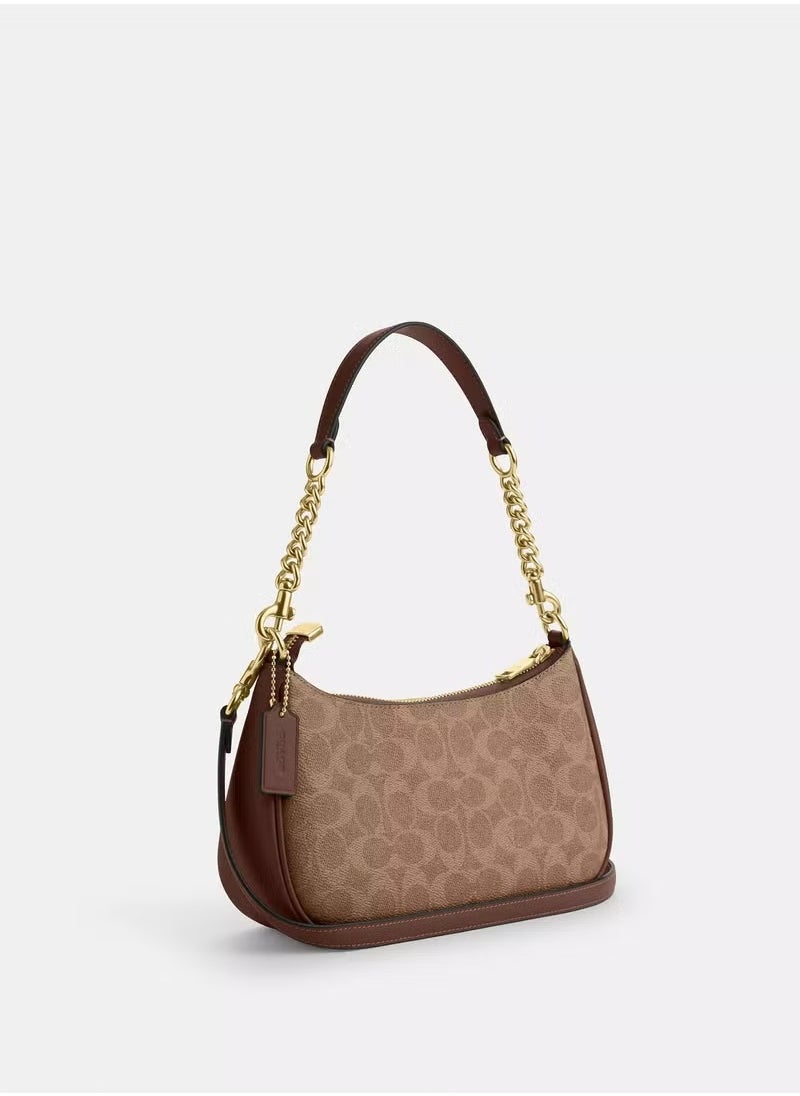 coachoutlet - Coach Teri Shoulder Bag In Signature Canvas - Image 1
