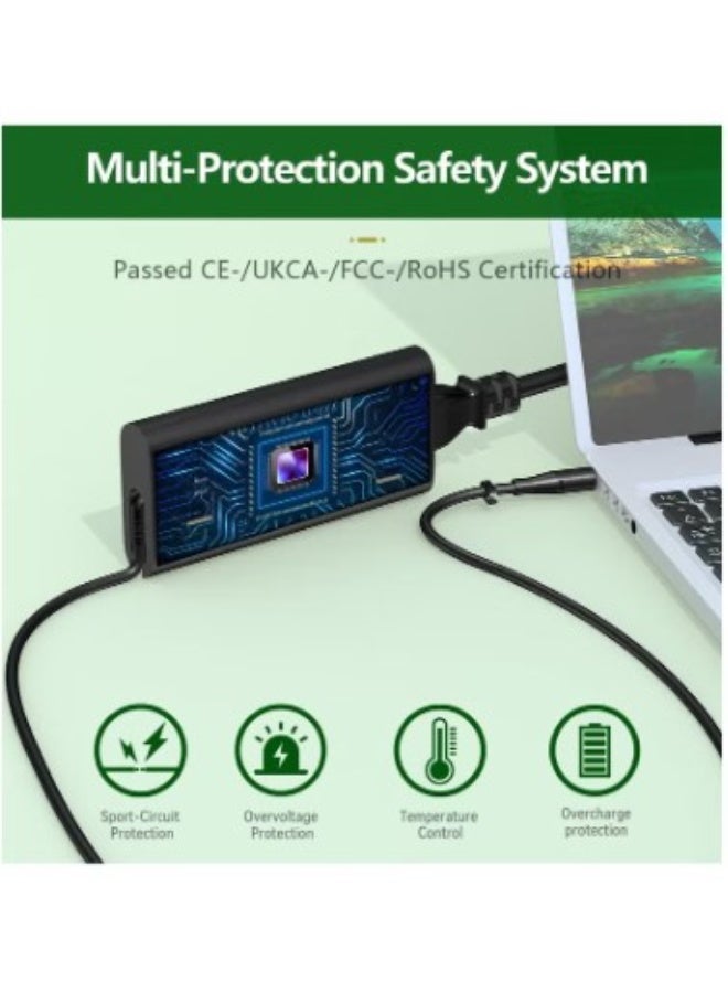 Terabyte 130W 19.5V 6.67A Laptop Charger for Dell XPS 15 9530 9550 9560 9570 Dell Inspiron 13 7347 13 7348 7459 Dell Precision M2800 M3800 5510 5520 5530 DA130PM130 HA130PM130 Power Supply Adapter【4.5mm x 3.0mm】 - Image 4